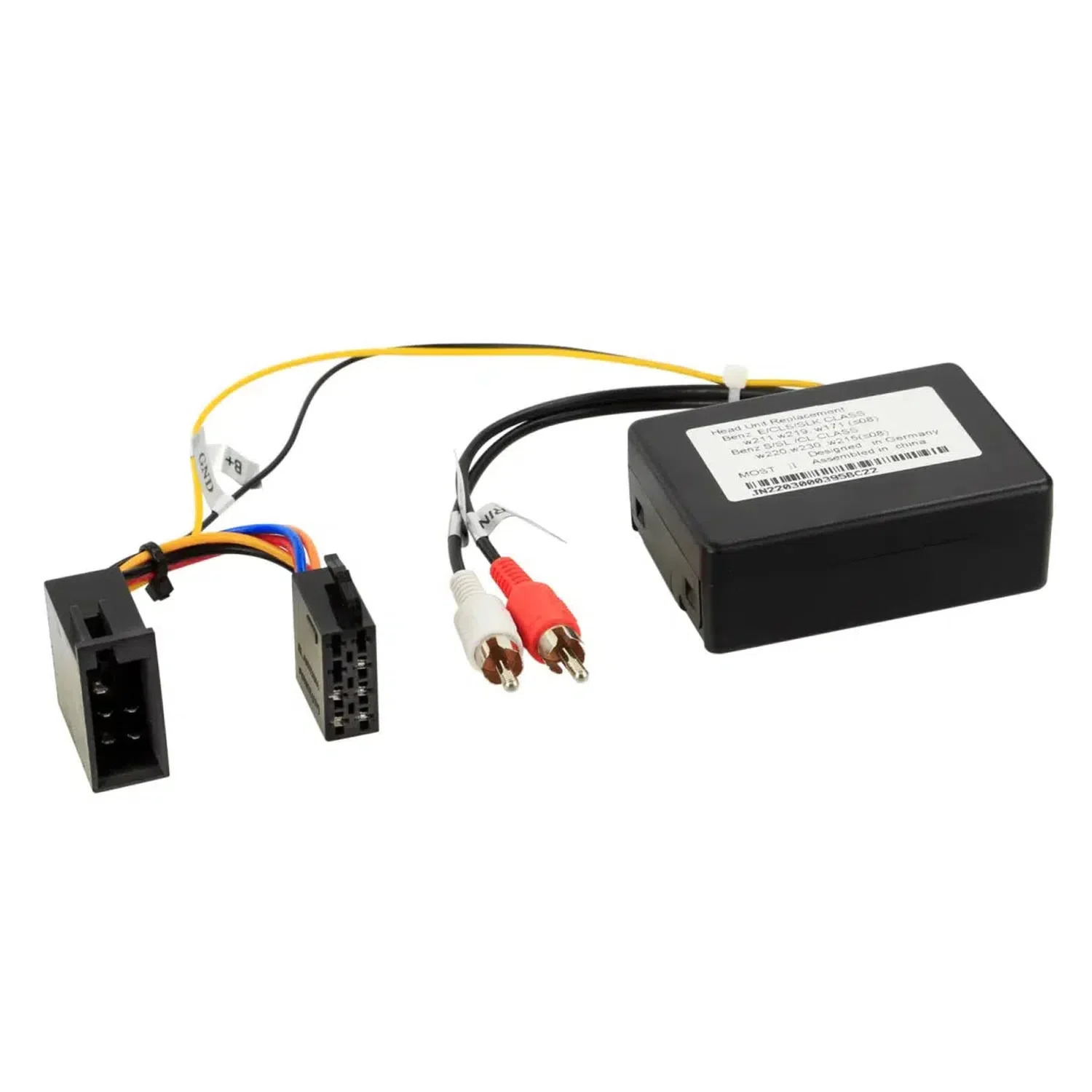 ASA Mercedes Audiogateway MOST>Cinch 01