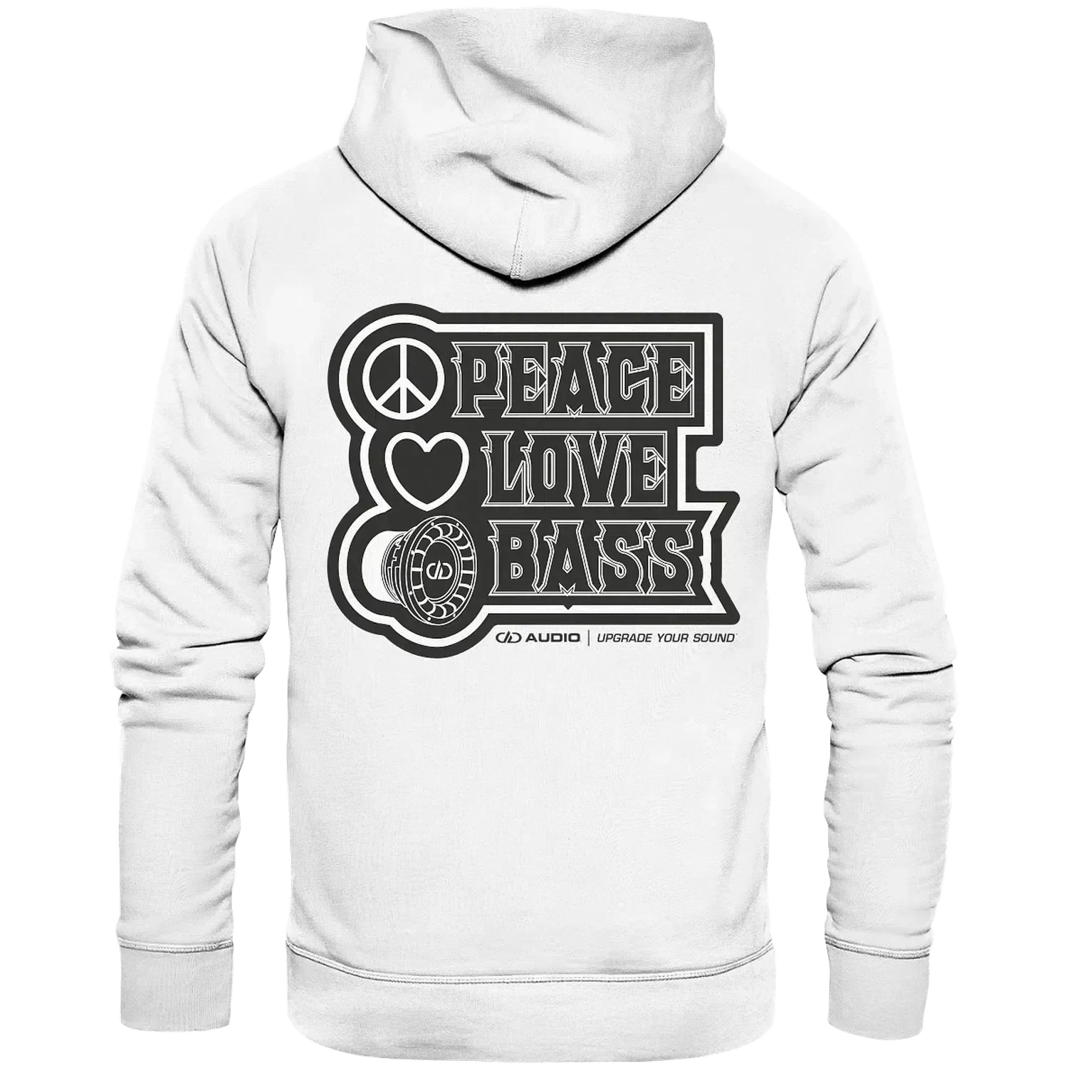 Peace love bass  Hoodie - Image 4