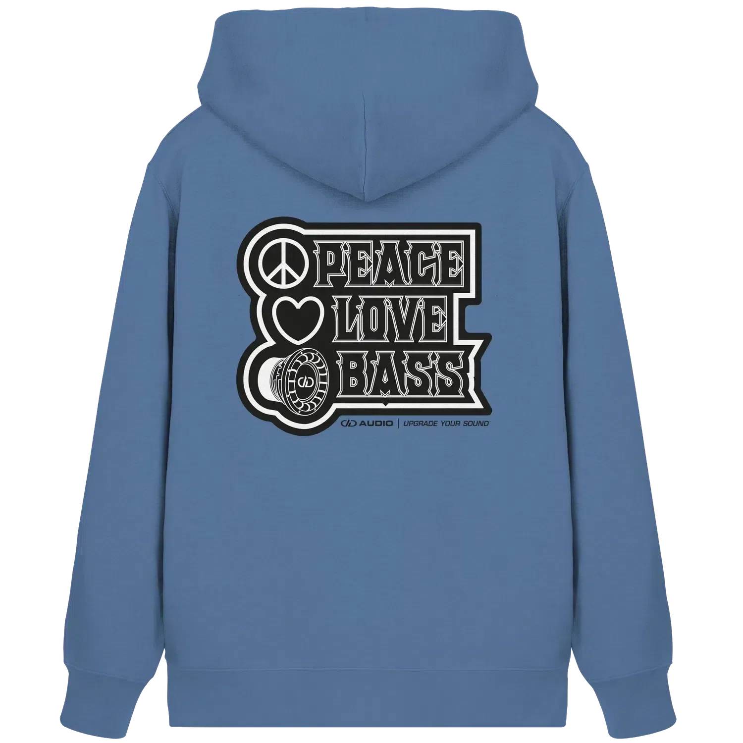 Peace love bass Zipper