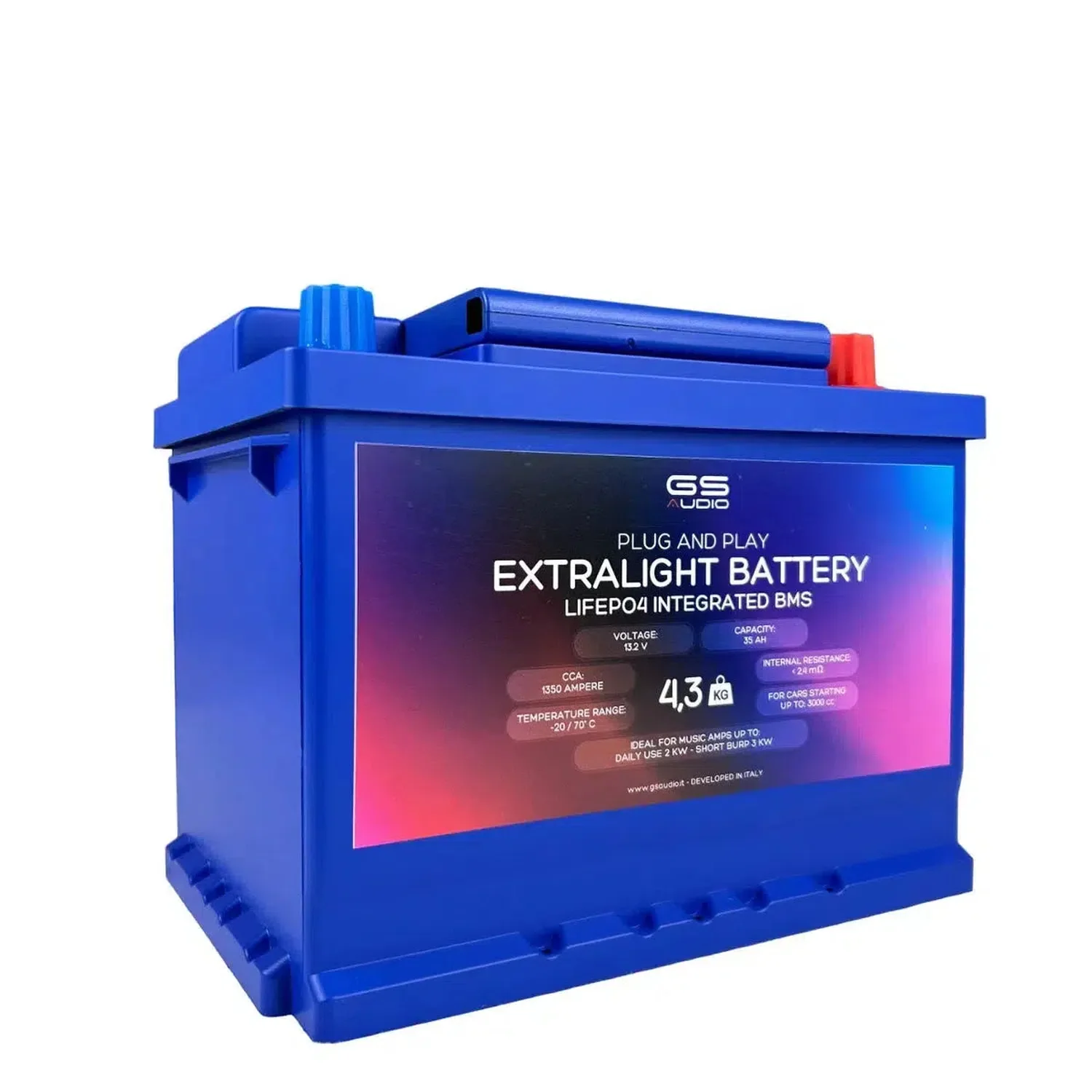 LifePo4 13,2V Extra light 35Ah - LiFePO4